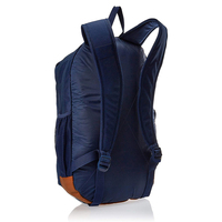 Grand sac à dos de sport en nylon pour hommes en cuir véritable Sac d'ordinateur multifonction étanche avec fermeture à glissière à la mode pour le collège