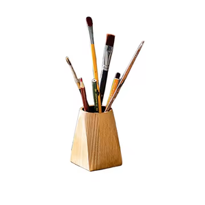 Crescent Crafts <b>Wooden</b> Stationery Desk Organizer Indian Style <b>Pen</b> Stand Top Handicraft Product by crescent crafts - Product Image 1