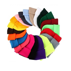 Gorro de lana gruesa para hombre y mujer, precio barato al por mayor, colores personalizados, ropa de invierno cálida y transpirable - Product Image 5