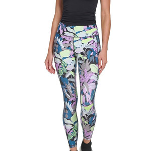 2024 haute qualité tissu Spandex taille haute Yoga Leggings Gym pantalons serrés entraînement course Fitness porter pour les femmes - Product Image 4