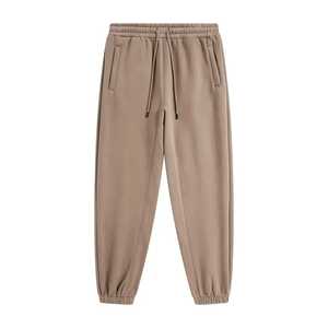 Pantalones de chándal para correr de lana acampanada holgados personalizados para hombre, pantalones y pantalones de pierna recta de algodón con lavado ácido de rizo francés 2025 - Product Image 5