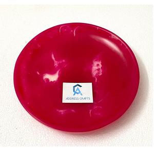 Platos de resina de lujo de forma redonda de diseño único, vajilla para servir postres, platos de resina para el hogar, Hotel, restaurantes, uso - Product Image 2