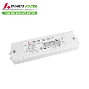 Smarts-Controlador led de atenuación de fase, caja de plástico, corriente multiconstante de 20w, 250mA a 750mA para iluminación led