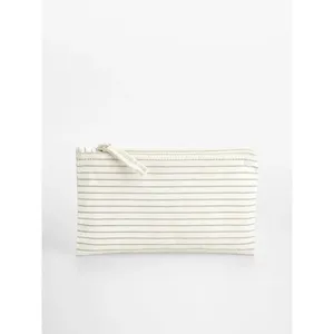 Organic Cotton Striped <b>Toiletry</b> Bag Sustainable Gadgets Pouch - Product Image 4