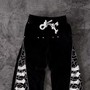 Pantalon de survêtement évasé de qualité supérieure Pantalon de survêtement évasé confortable Pantalon de survêtement évasé à bas prix - Product Image 5