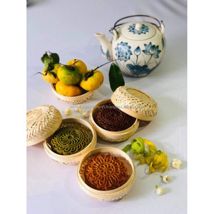 กล่องขนมไหว้พระจันทร์ทำจากไม้ไผ่ขนาดเล็กเป็นมิตรต่อสิ่งแวดล้อมสำหรับตกแต่งบ้านของขวัญครบรอบราคาขายส่ง - Product Image 4