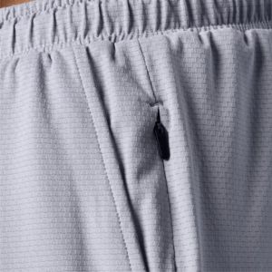 กางเกงขาสั้นสะท้อนแสงสำหรับผู้ชายคุณภาพพรีเมียมคุณลักษณะด้านความปลอดภัยแบบ2 in 1สำหรับการวิ่งตอนกลางคืนด้วยซับในแบบอัดด้านใน - Product Image 3