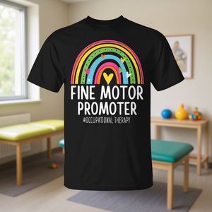 Camiseta para terapeuta de terapia ocupacional que promueve la motricidad fina - Product Image 3