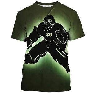 3D พิมพ์แขนสั้นแฟชั่นกีฬาสบายๆ Tees ขนาดใหญ่เสื้อผ้าผู้ชายกลางแจ้ง Streetwear แฟนเสื้อผ้า - Product Image 6