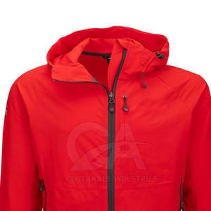 Chaqueta Softshell de diseño personalizado para hombre, chaqueta Softshell con cuello y capucha, chaqueta Softshell al por mayor - Product Image 6