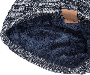 Gorros de invierno gruesos de punto de cable más vendidos, gorro de calavera grueso y cálido para damas - Product Image 4