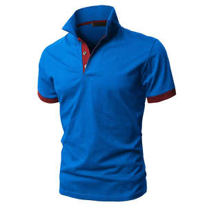 Polos de Golf para hombre al por mayor de manga corta cómodos de verano 2025 a la venta con logotipo bordado personalizado 100% piqué de algodón informal - Product Image 4
