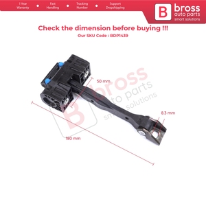 BDP1439 Conjunto Limitador de Puerta Trasera para Touran MK2 5T 2015 en adelante 5TA839249A - Product Image 5