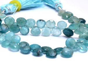 Cuentas de Granidierita AAA+ de 7mm-8mm, Facetadas en Forma de Corazón, Cuentas de Piedras Preciosas Semipreciosas de Granidierita Natural para la Fabricación de Joyas - Product Image 4