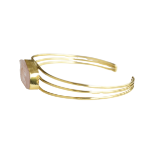 Bracelet en laiton mat réglable, style bohème, fait main, unisexe, bijoux de mode, vente en gros, export en vrac - Product Image 3