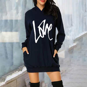 เสื้อฮู้ดผู้หญิงแบบมีซับใน ฮิปฮอป ผ้าถัก พิมพ์ลายตามสั่งจากโรงงาน น้ำหนักเบา แขนยาว เหมาะสำหรับฤดูร้อนและฤดูใบไม้ผลิ มีเชือกผูก - Product Image 6