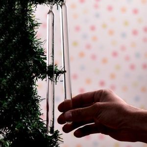 Palo de cristal de alta calidad hecho a mano al por mayor adornos de árbol adornos de regalo de Navidad de 2017 - Product Image 2