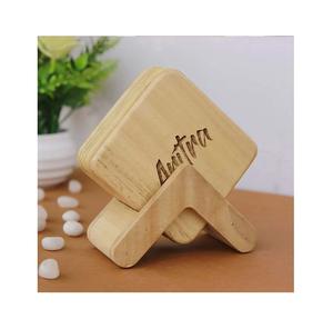 ที่รองแก้วกาแฟทำจากไม้ชุดเครื่องครัวดีไซน์เนอร์งานแฮนด์เมด - Product Image 4