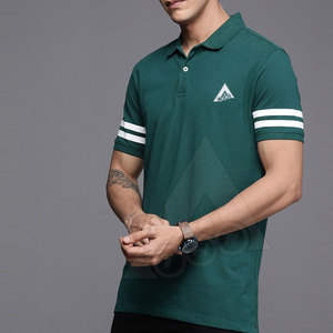 Camiseta Deportiva Personalizada con Logotipo, Manga Corta, Poliéster/Algodón, Cuello Alto, Transpirable, Secado Rápido, para Hombre, 2023 - Product Image 2