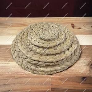 Mantel Individual de jacinto de agua resistente al calor verde para mesa de comedor, posavasos para mesa de comedor de paja personalizados, artesanías naturales - Product Image 6