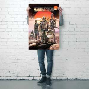 Póster de Lona Estilo Moderno de The Mandalorian para Decoración de Paredes del Hogar - Product Image 2