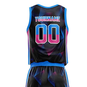 Ensemble de vêtements de sport pour hommes et femmes, couleur unie, uniforme de basket-ball, bonne qualité, vêtements de basket-ball, ensemble de maillot et short 2 pièces - Product Image 5