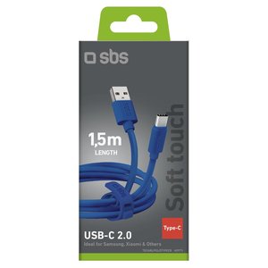 Promotional <b>USB</b> Gadget-<b>USB</b> C <b>2.0</b> <b>Cable</b> 1.5m Blue by TECABLPOLOTYPECB - Product Image 2