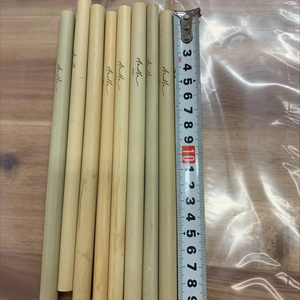 Eco <b>Bamboo</b> <b>Straws</b> Made from <b>Bamboo</b> Fiber Compostable Biodegradable Polylactic Material Reusable for Hot and Cold Drinks - Product Image 1