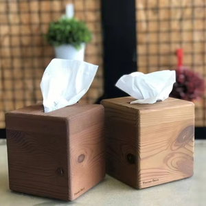 HOME NAPKIN HOGAR BAR TISSU HOLDER Hotel Servilletero de madera Organizador Hospitalidad Mesa Accesorio Servilleta de madera Premium - Product Image 1