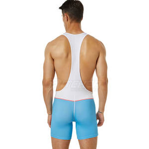 Camiseta de lucha libre de alta calidad con cierre extraíble de correa ajustable respetuosa con el medio ambiente personalizada al por mayor secado rápido ligero para online - Product Image 6