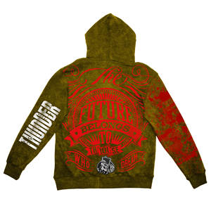 Sudaderas con Capucha de Mezcla de Algodón Fabricadas en Pakistán, Lavadas al Ácido, para Hombre, Ropa Casual, Talla Grande, Forro Polar Ecológico - Product Image 2