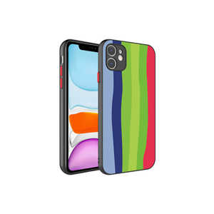 Coque en silicone liquide antichoc MSRA X-Cam, protection premium pour iPhone 11 Plus, coque de téléphone colorée avec protection de l'appareil photo - Product Image 1