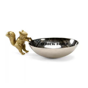 Bol à chocolat en acier martelé, poli miroir, décoratif, bol à bonbons rond, bol à chocolat fantaisie - Product Image 5