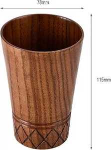 wood <b>Mug</b> Multi Use Handmade Natural Wooden Drinking Cup Barrel <b>Mug</b> <b>for</b> Beer <b>Tea</b> Coffee - Product Image 3