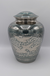 โกศศพศพสำหรับมนุษย์,โกศที่ระลึกเถ้ากระดูกขนาดที่กำหนดเองโกศศพโลหะสำหรับอุปกรณ์งานศพ - Product Image 5