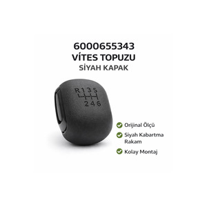 Funda Negra para Palanca de Cambios 6000655343, Automática, Compatible con Fiat Doblo, Opel Combo y Toyota Proace - Product Image 3