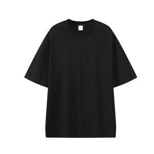 เสื้อยืดคุณภาพสูง 330 กรัม พิมพ์โลโก้ตามสั่ง เนื้อผ้าหนา 100% ผ้าฝ้าย เสื้อยืดผู้ชาย ผ้าฝ้ายหนา ทรงโอเวอร์ไซส์ เสื้อยืดเปล่า - Product Image 4