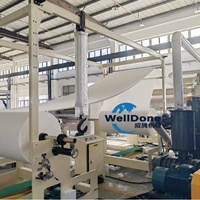 Mesin Pembuat Tisu Wajah Otomatis Welldone, Lini Produksi Tisu Lipat V dan Interfold