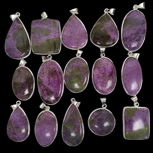 สร้อยคอชุบเงิน925ทันสมัยจี้อัญมณีธรรมชาติรูปทรงผสมทองเหลือง - Product Image 4