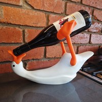 Porte-bouteille de vin en forme de canard, ornement de bureau, décoration de table en plastique, cadeau personnalisé