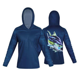 Camisas de Pesca de Manga Larga para Hombre, con Malla Ventilada, Protección UV UPF50+, Protección Solar, Absorción de Humedad, Transpirables, de Secado Rápido, de Poliéster - Product Image 2