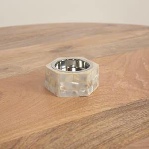 Portavelas de pilar de madera hecho a mano, portavelas de madera hecho a mano para decoración del hogar y decoración de cocina y mesa - Product Image 2