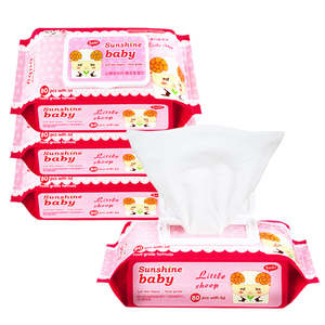 OEM/ODM Lingettes jetables pour bébés, 80 pièces, emballage personnalisé, utilisation pour les soins de la peau - Product Image 6