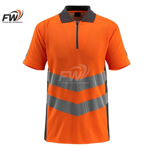 Camisa de Trabajo Reflectante de Alta Visibilidad, Ligera y Transpirable, para Personal de Almacén y Mantenimiento, Camisa Casual de Secado Rápido para Hombre - Product Image 1