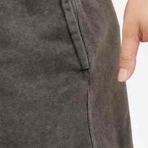 2025 hommes haute rue lavage à l'acide en détresse français éponge Shorts 100% coton écologique respirant solide motif mi Direct - Product Image 4