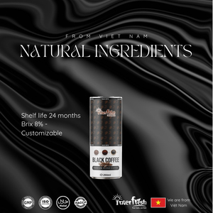 250ml Caffeinated <b>Chocolate</b> Black Coffee <b>Tinned</b> Can Interfresh Vietnam OEM for USA/Canada & Mexico/Brazil | HACCP HALAL - Product Image 3