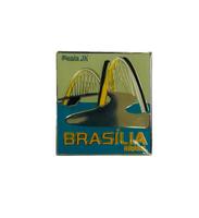 Hebilla de cinturón de aleación de zinc con diseño personalizado, colorida, de esmalte suave, decoración para refrigerador Rio, troquelado e impresión, moderna, tradicional, de élite.