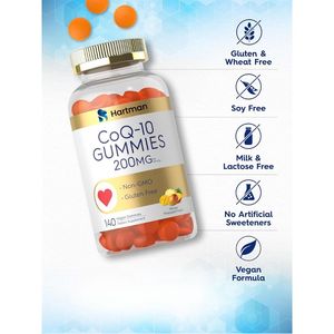 กัมมี่ CoQ10 เพื่อสุขภาพหัวใจ การผลิตพลังงาน และการป้องกันสารต้านอนุมูลอิสระจากความเครียดออกซิเดทีฟ - Product Image 4