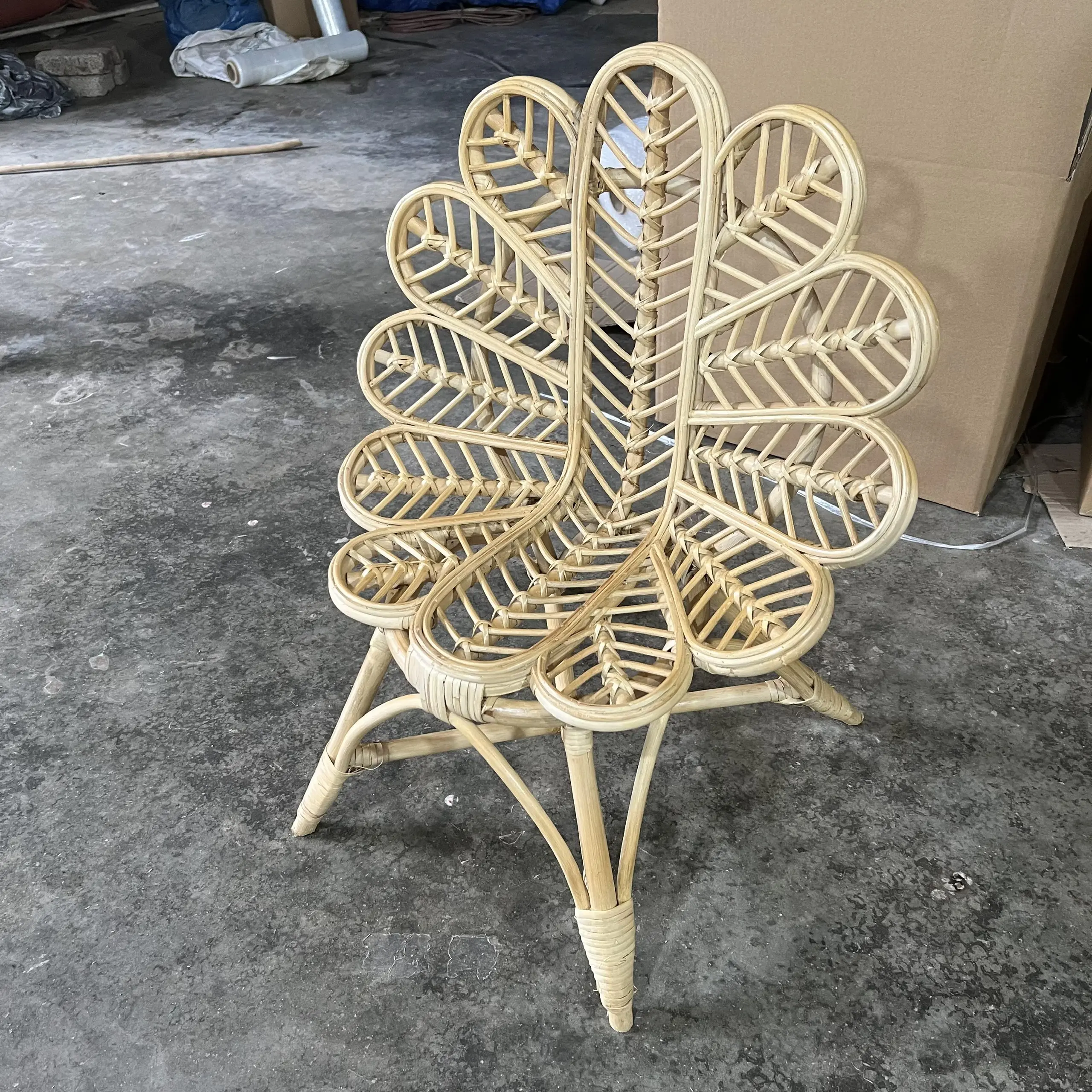 New style natural rattan chair for kid furniture handmade in Vietnam