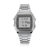 Montres intelligentes numériques pour hommes OEM Relogio avec chiffres arabes, fonction réveil, étanches IP67, Relogio Masculino